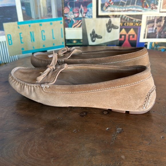 Authentic Prada Suede Loafers sz 39 1/2 - Picture 6 of 14